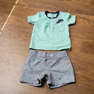 Shirt and shorts set